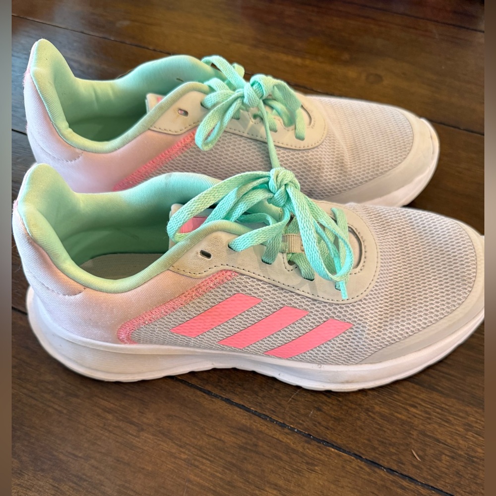 Adidas Kids Sneakers - Light Green and Pink